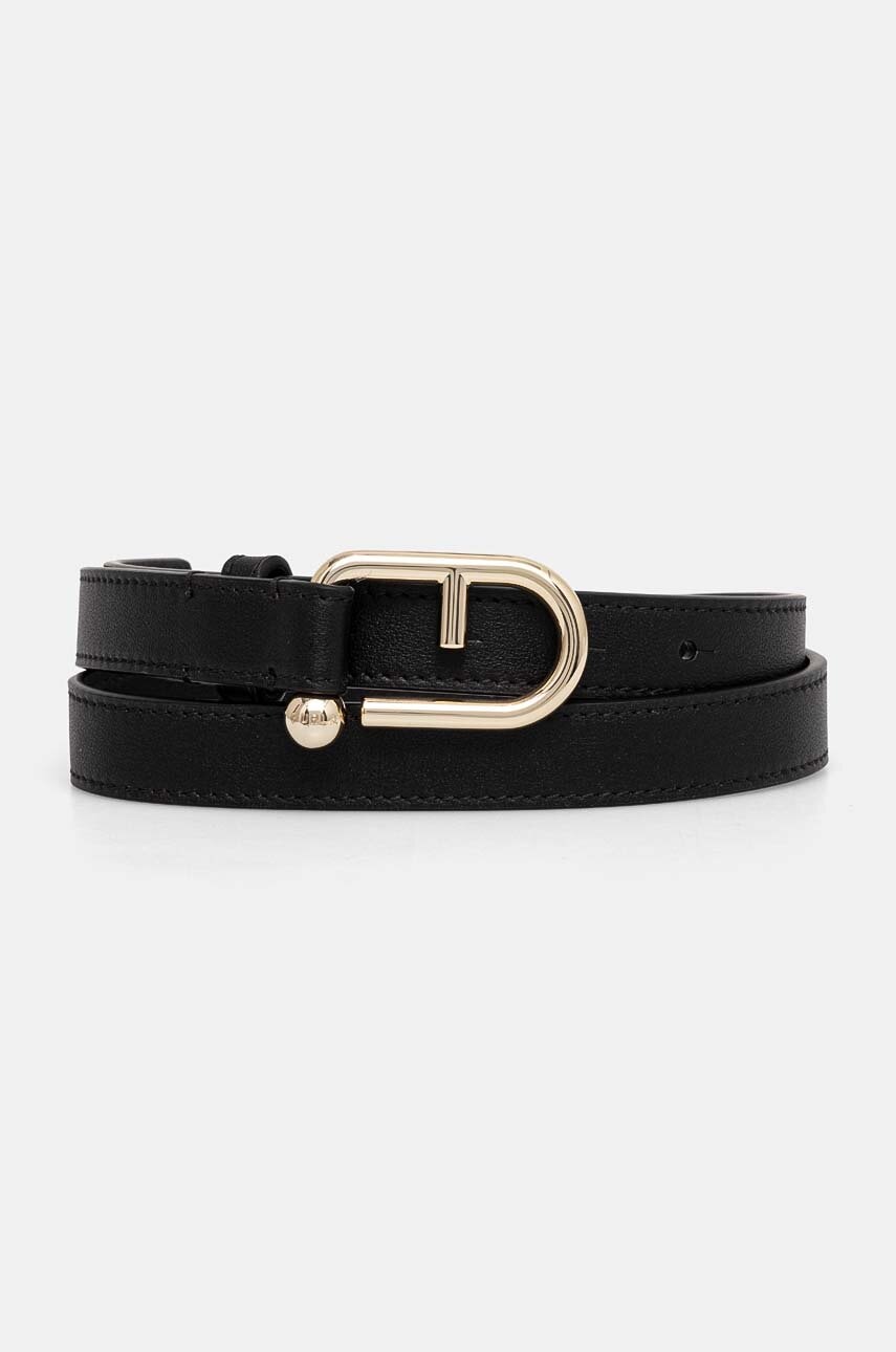

Кожен колан Furla дамски в черно WC00089.BX2045.O6000, Черен