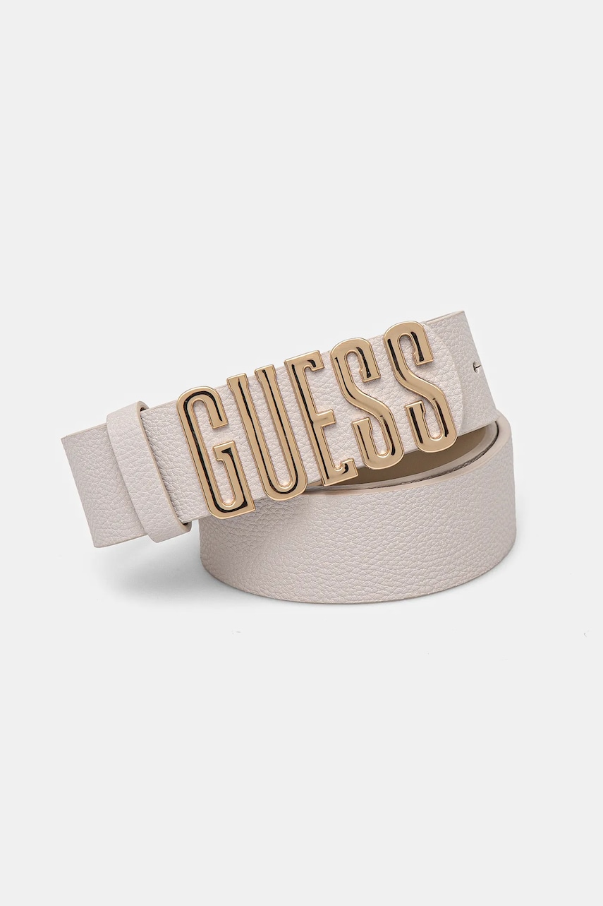 Pásek Guess MERIDIAN dámský, béžová barva, BW9113 P4235