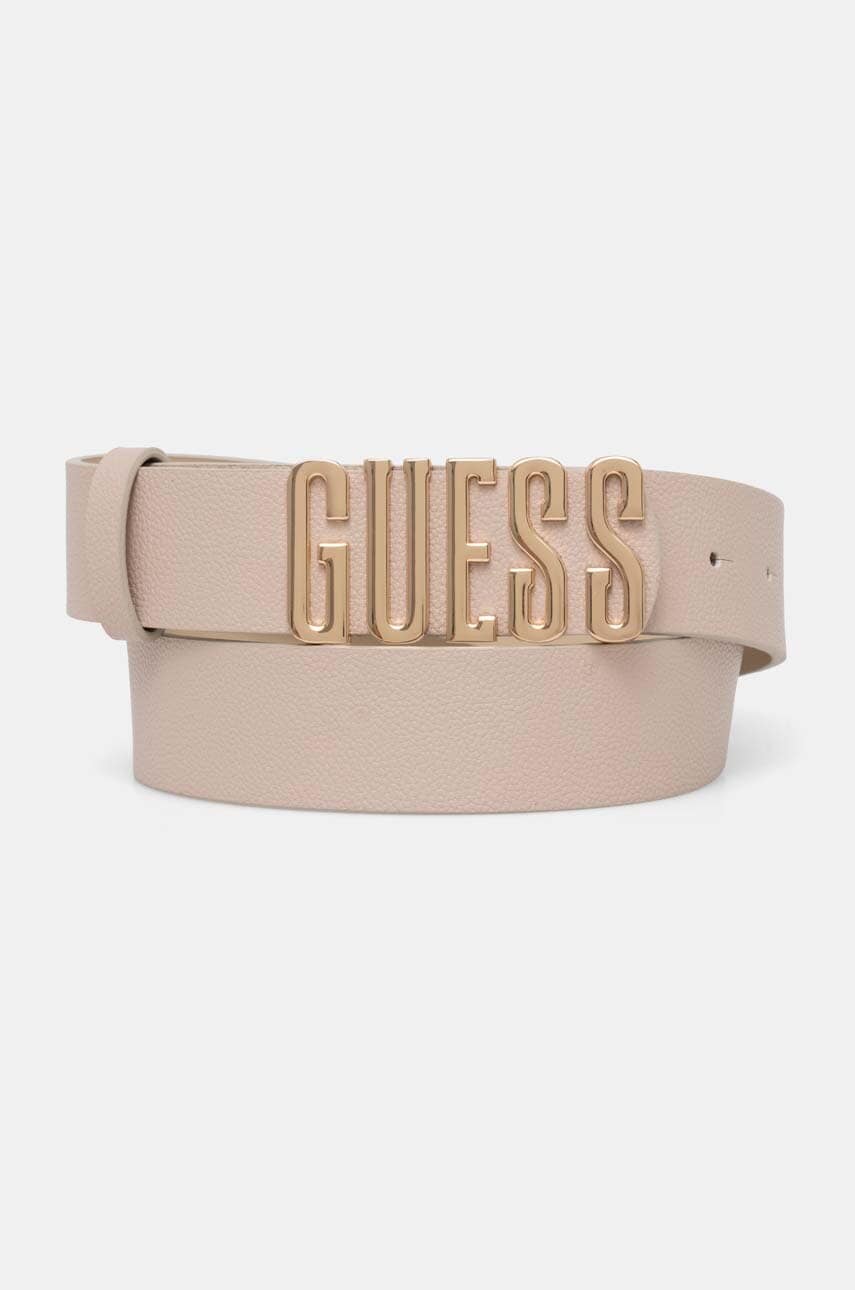 Levně Pásek Guess MERIDIAN dámský, růžová barva, BW9113 P4235
