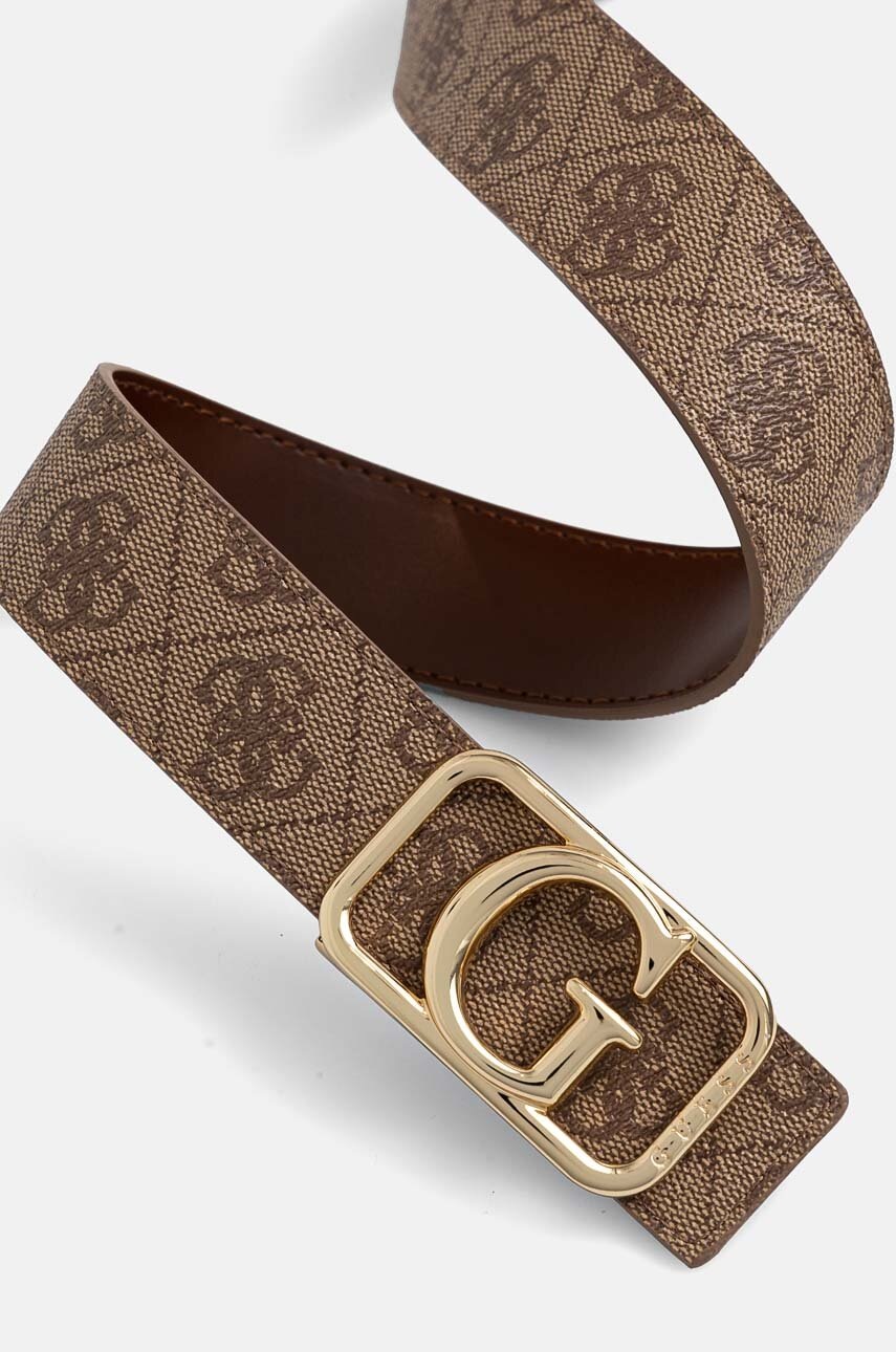 Двосторонній ремінь Guess MIETTA жіночий колір коричневий BW9184 P4435 