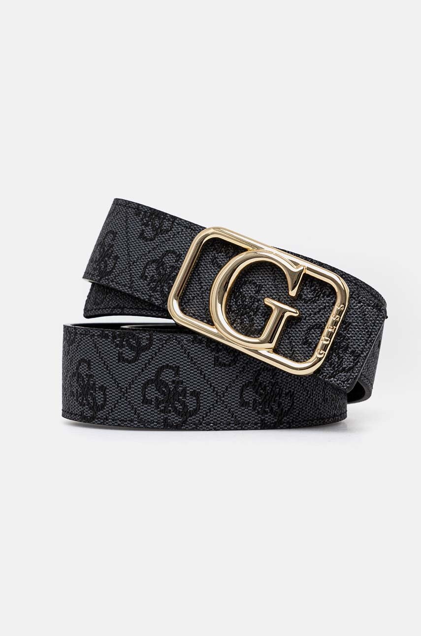 

Колан с две лица Guess MIETTA дамски в сиво BW9184 P4435, Сив