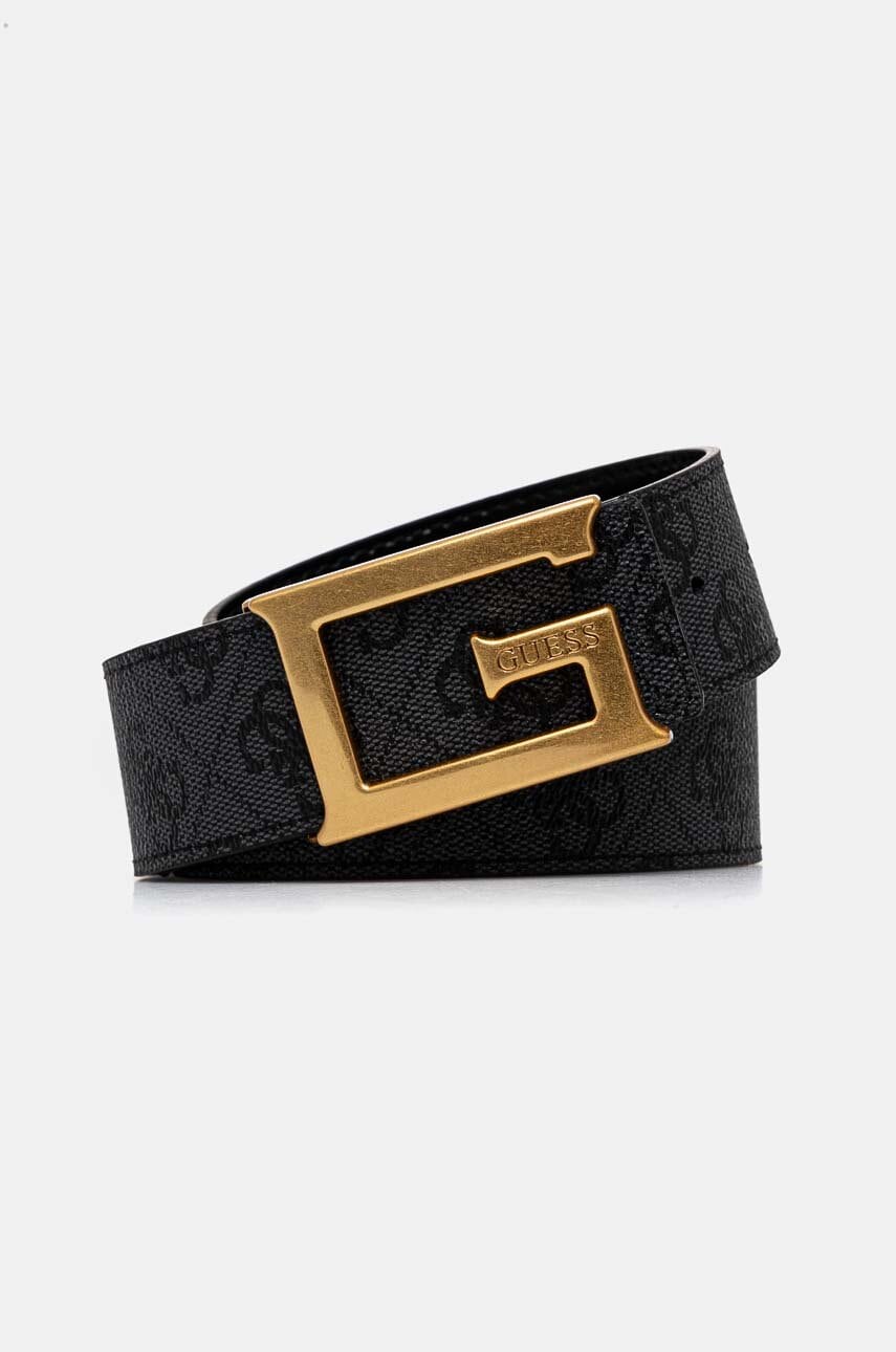 Levně Pásek Guess NOREEN dámský, černá barva, BW9153 P4338