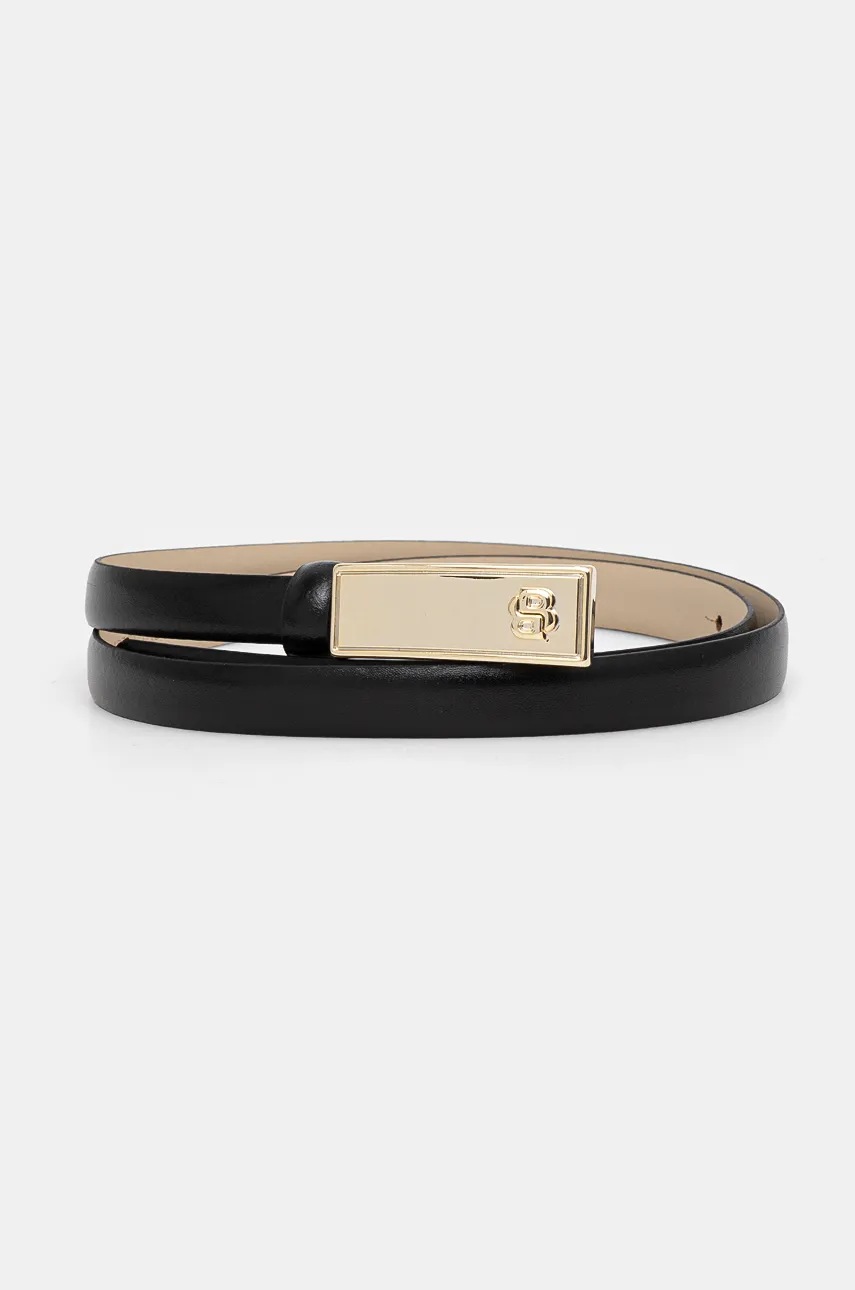 BOSS curea femei, culoarea negru, 50522628