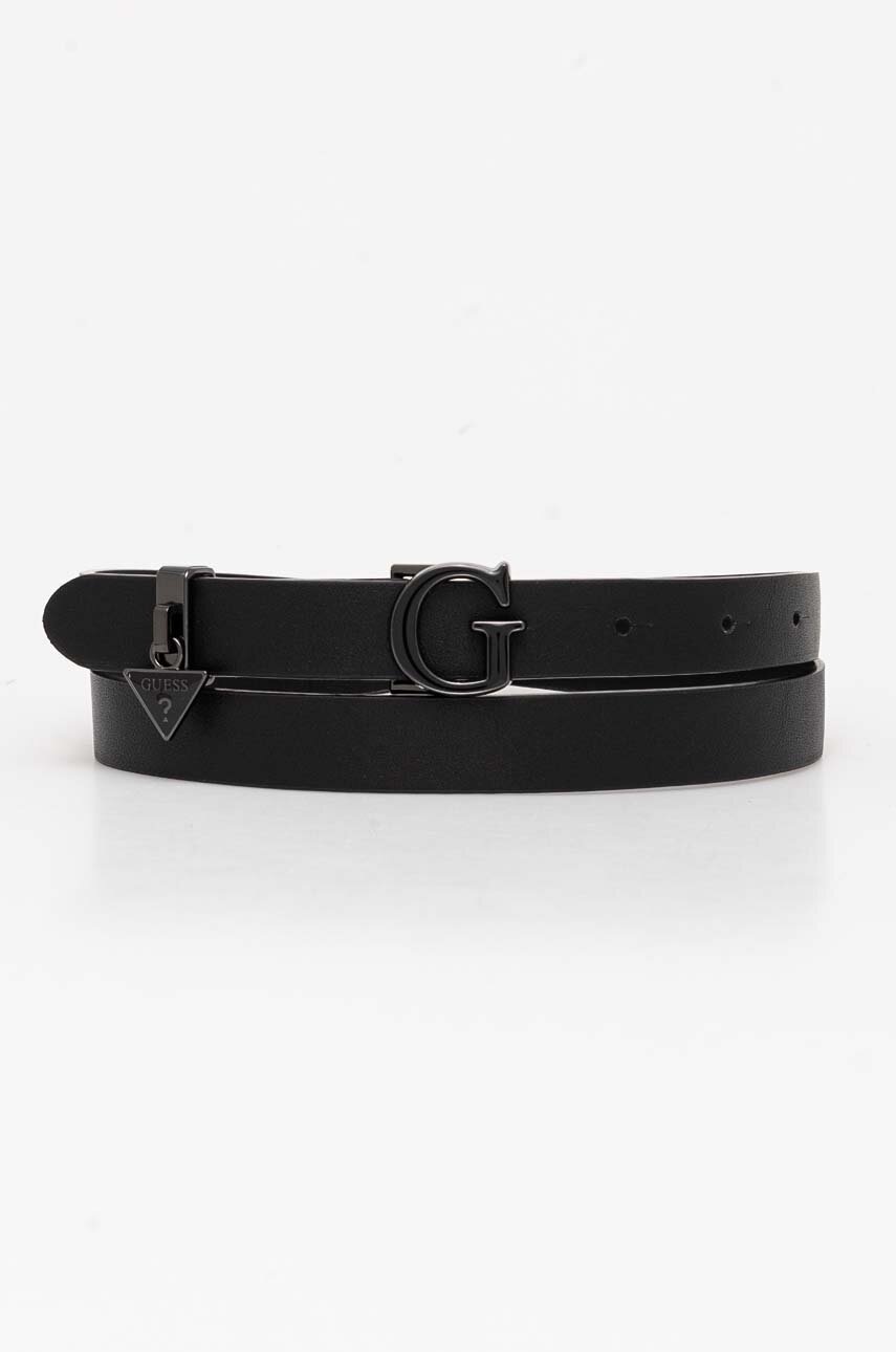 

Колан Guess MELODIE дамски в черно W4BZ20 WGMY0, Черен