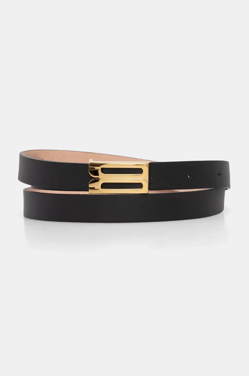 Victoria Beckham curea de piele femei, culoarea negru, 1324ABL006058A Victoria Beckham curea de piele femei, culoarea negru, 1324ABL006058A