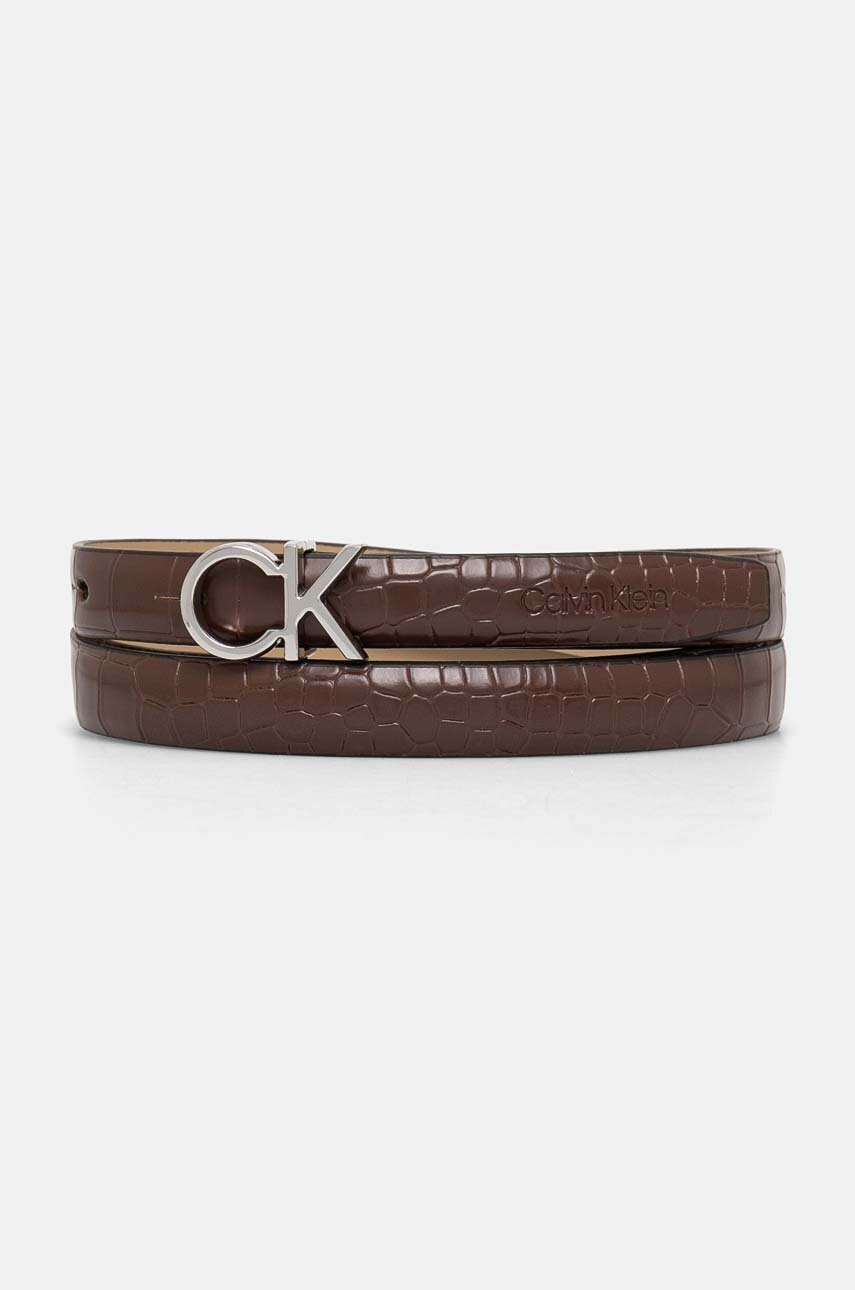 

Колан Calvin Klein дамски в кафяво K60K612390, Кафяв