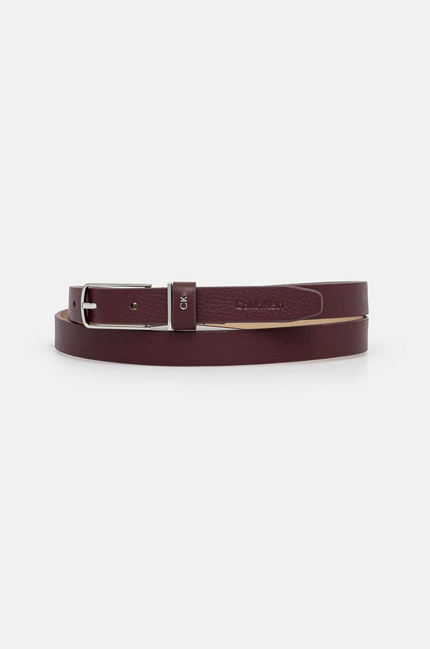 

Кожен колан Calvin Klein дамски в лилаво K60K612392, Виолетов