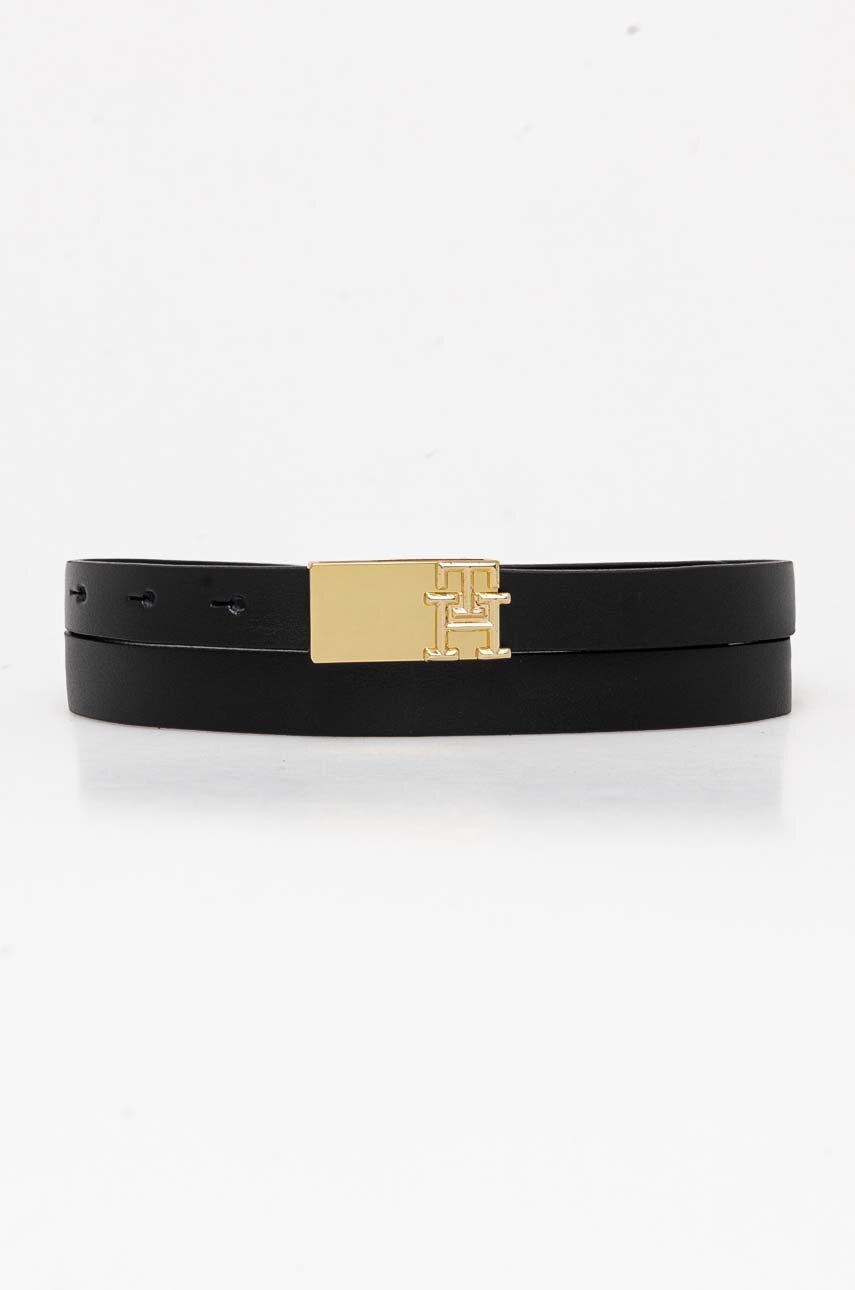 

Колан Tommy Hilfiger дамски в черно AW0AW16609, Черен