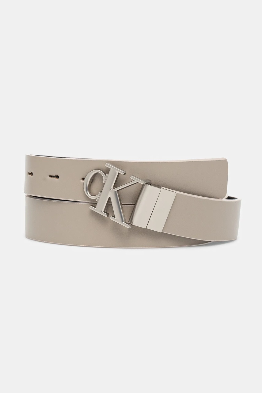 Calvin Klein Jeans kifordítható bőröv fekete, női, K60K612288 akciós termékkép 1