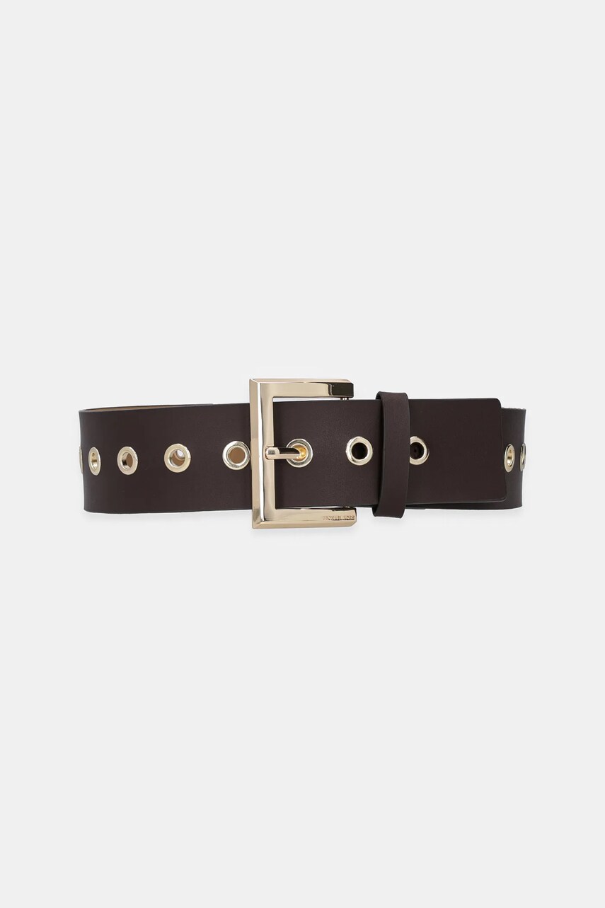 MICHAEL Michael Kors curea de piele femei, culoarea maro, 559114