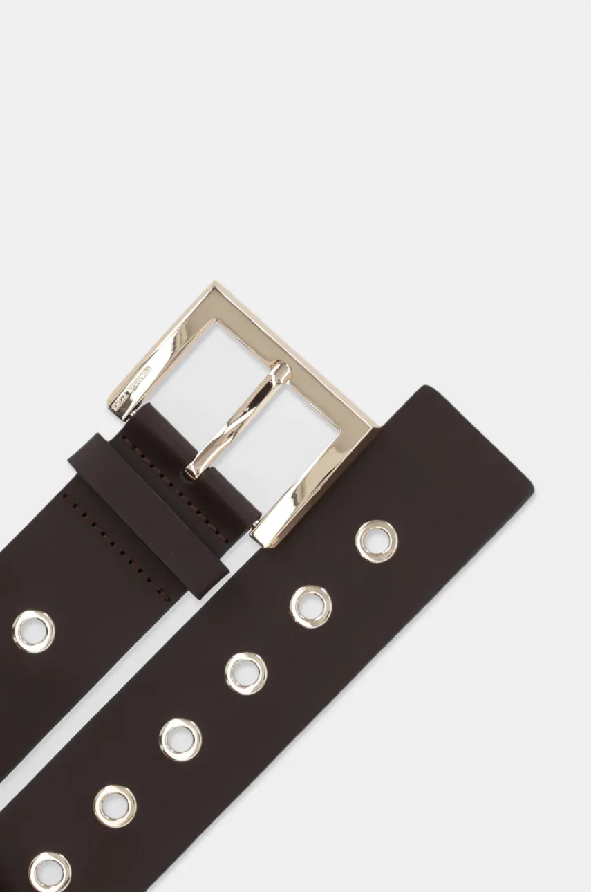 Кожаный ремень MICHAEL Michael Kors женский цвет коричневый 559114 Кожаный ремень MICHAEL Michael Kors женский цвет коричневый 559114