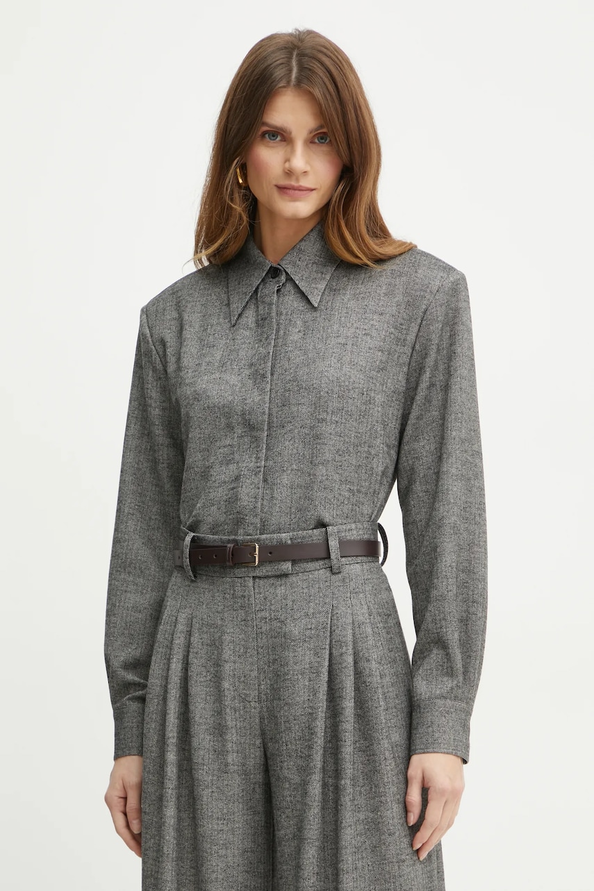 MICHAEL Michael Kors curea femei, culoarea maro, 559143