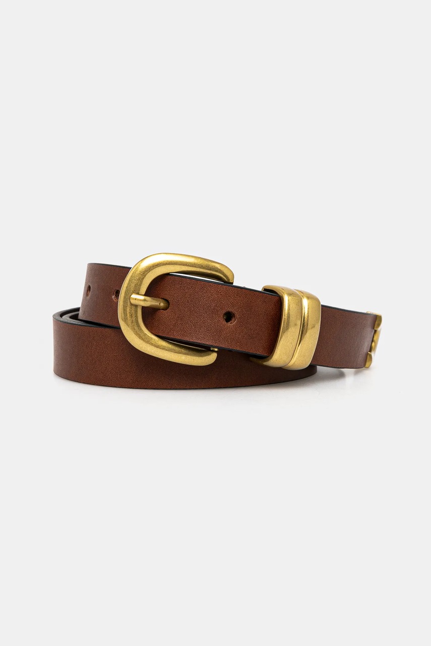 

Кожен колан By Malene Birger ZOILO дамски в кафяво Q71465016Z, Кафяв