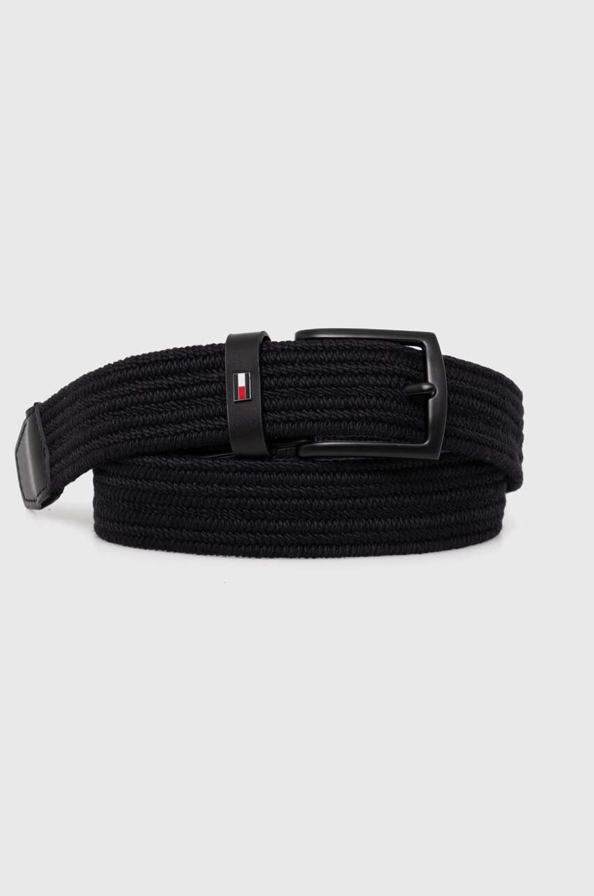 

Колан Tommy Hilfiger мъжки в черно AM0AM12548, Черен