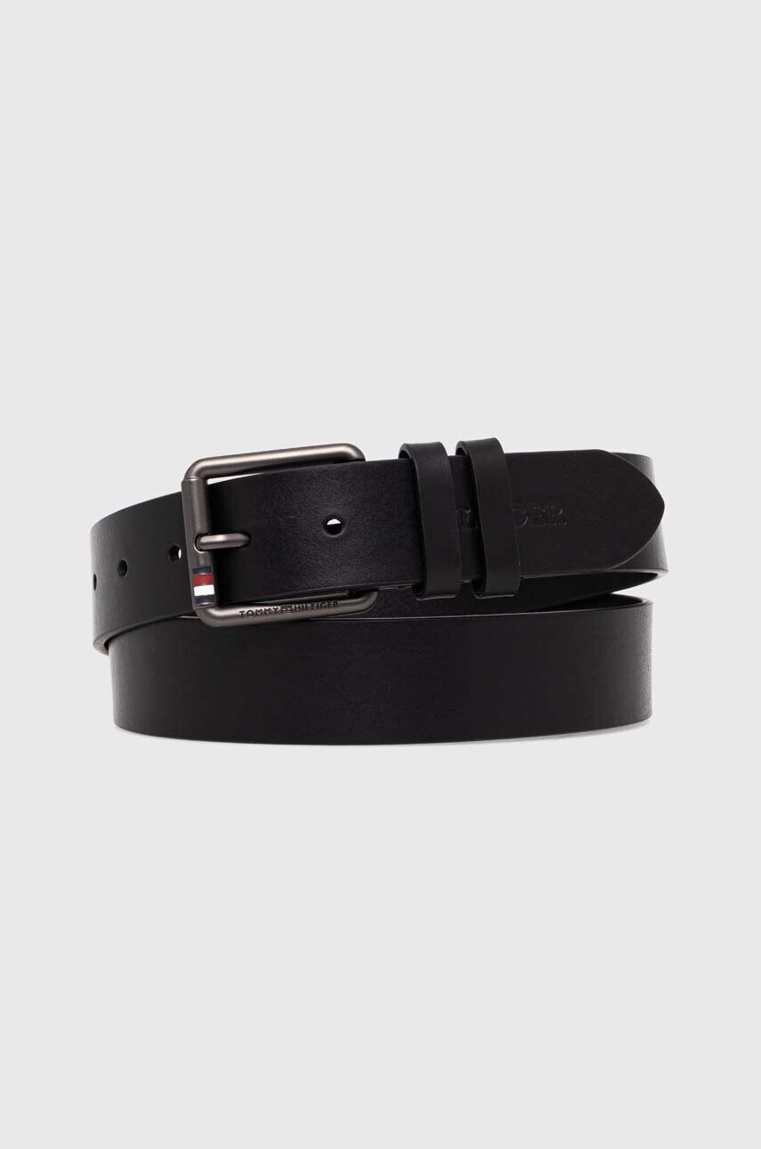 

Кожен колан Tommy Hilfiger мъжки в черно AM0AM12551, Черен