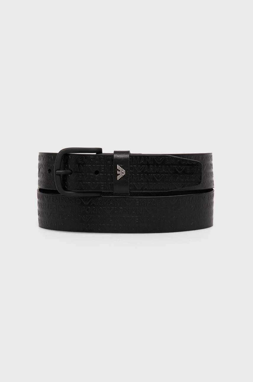 

Кожен колан Emporio Armani мъжки в черно Y4S524 YQ98K, Черен