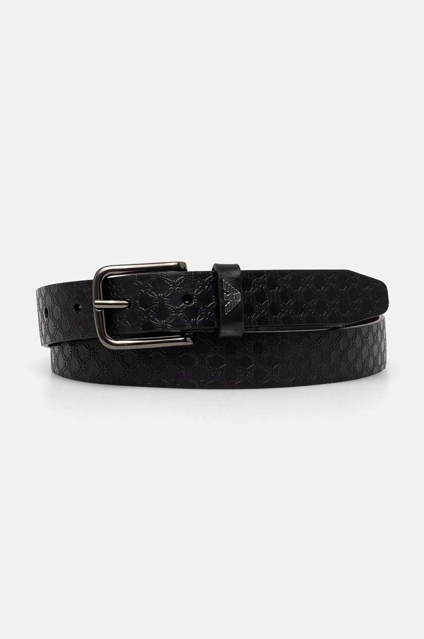 

Кожен колан Emporio Armani мъжки в черно Y4S649 YQ88I, Черен
