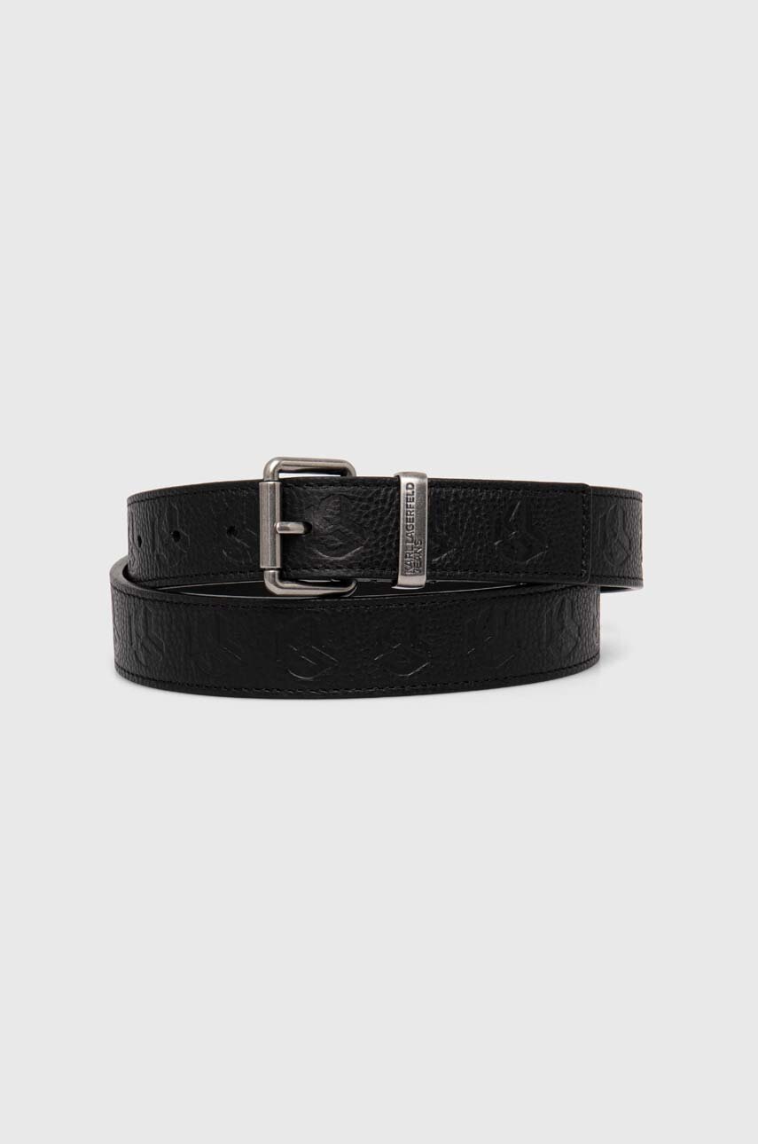 

Колан Karl Lagerfeld Jeans мъжки в черно 245D3101, Черен