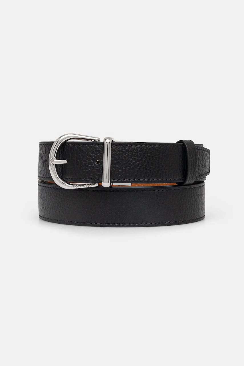 Coccinelle curea de piele cu doua fete MAN SOFT barbati, culoarea maro, E3 MUK 81 26 01 Coccinelle curea de piele cu doua fete MAN SOFT barbati, culoarea maro, E3 MUK 81 26 01