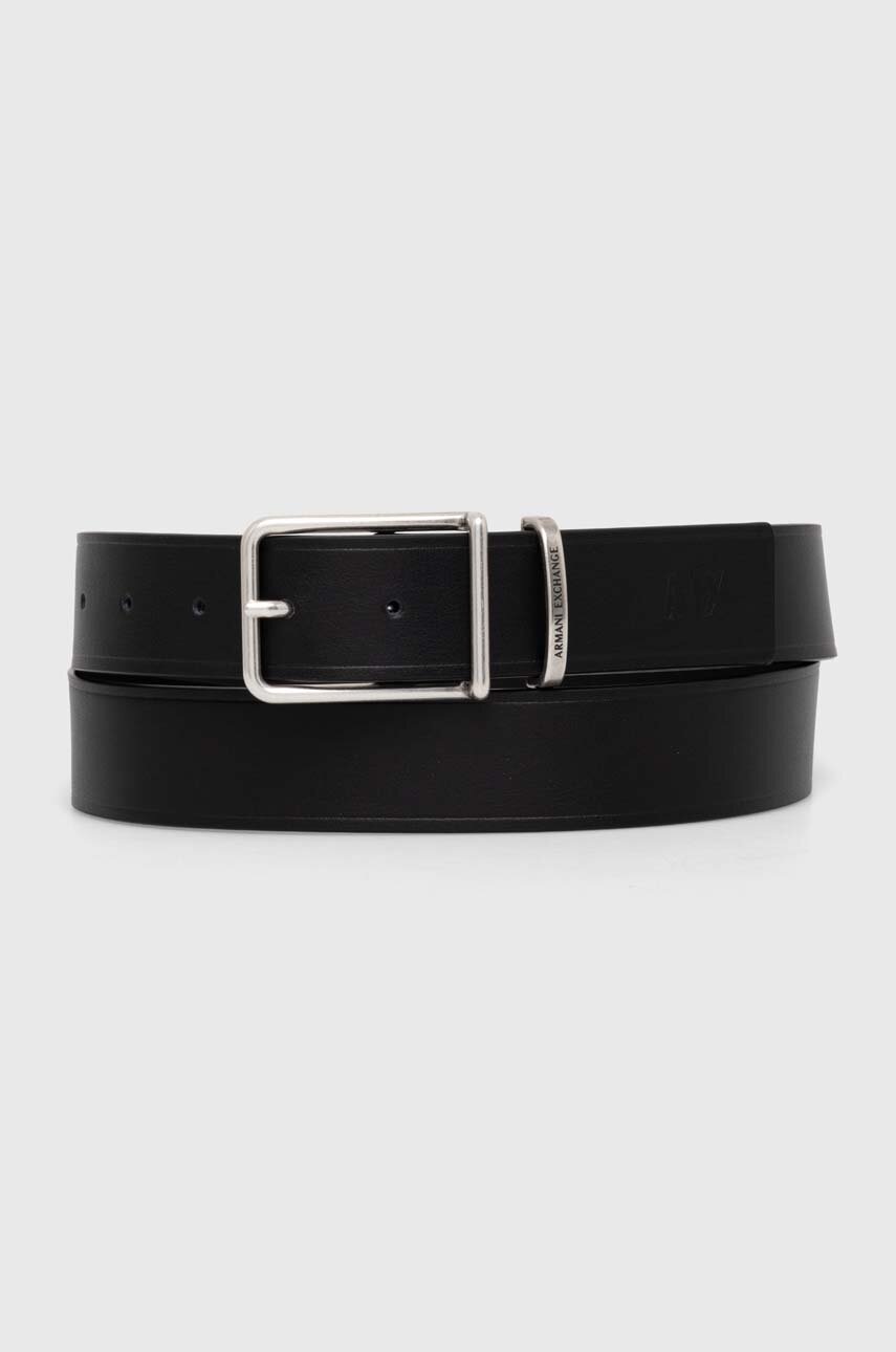 

Кожен колан Armani Exchange мъжки в черно 951412 4F893, Черен