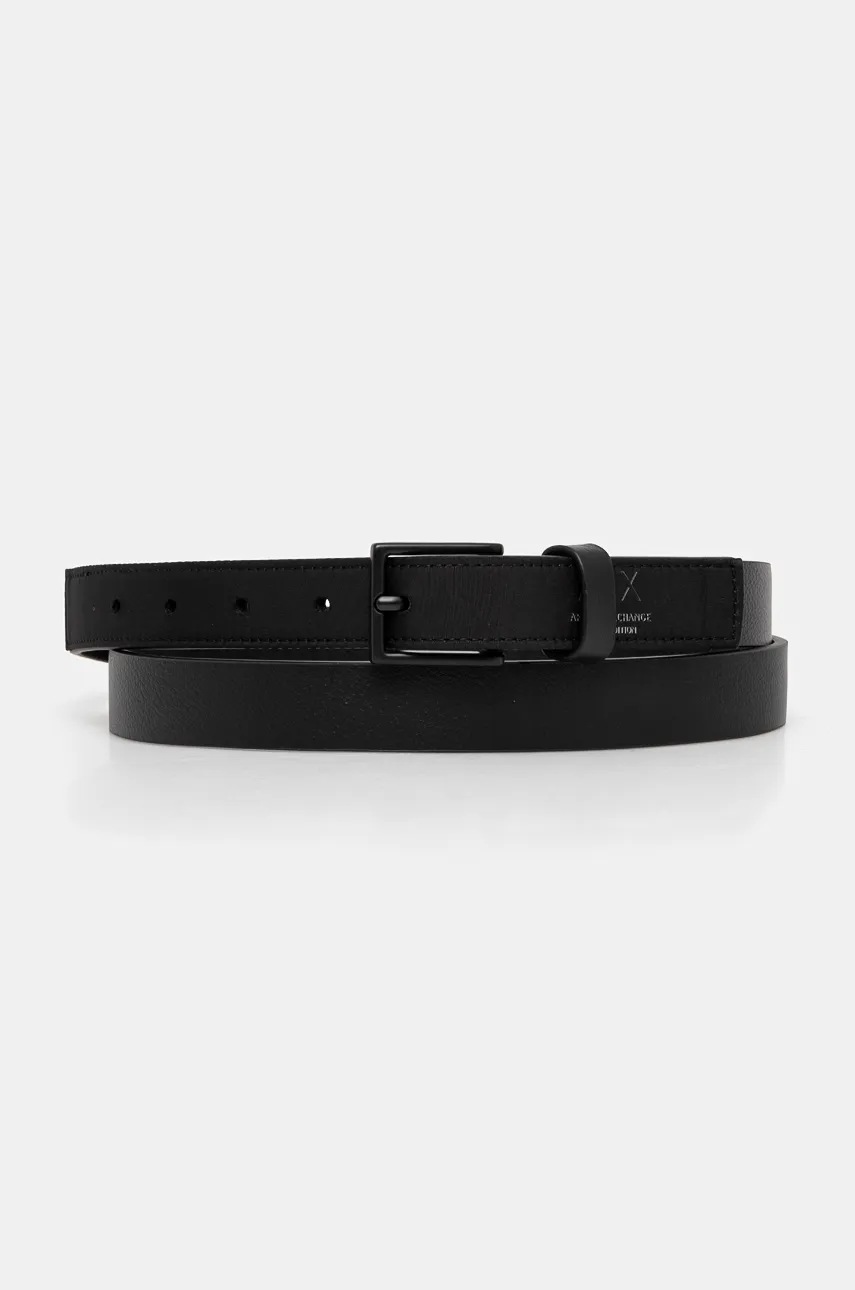 

Кожен колан Armani Exchange мъжки в черно XM000109 AF12105, Черен