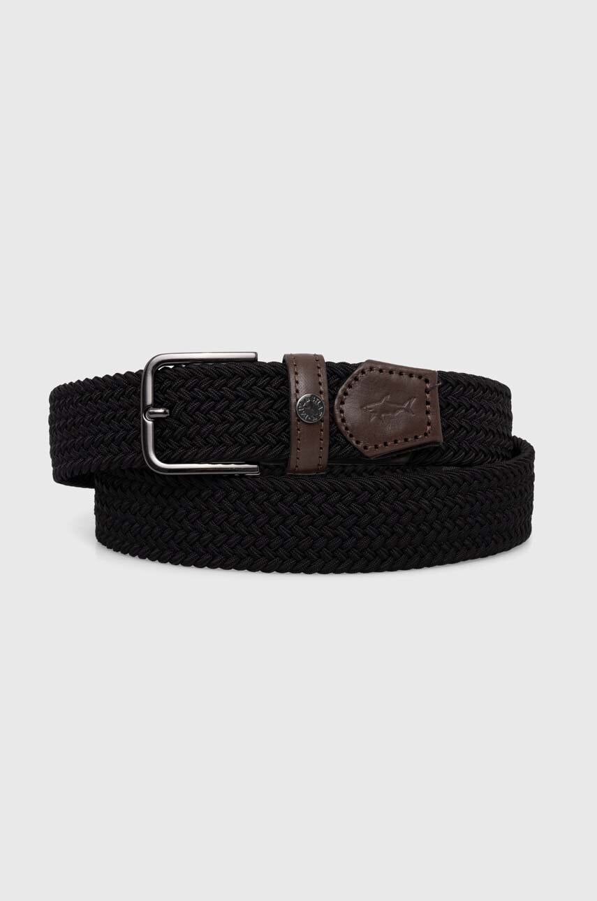 Paul&Shark curea barbati, culoarea negru, 14316000