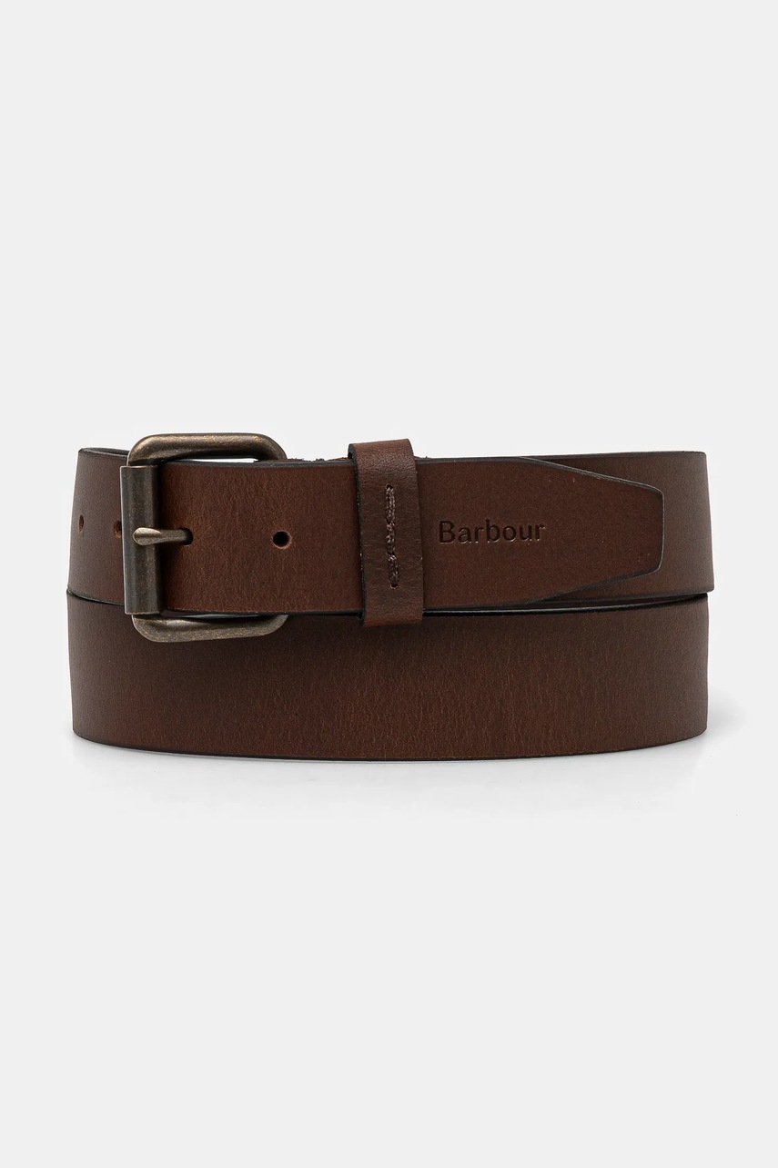 

Кожен колан Barbour мъжки в кафяво MAC0470, Кафяв