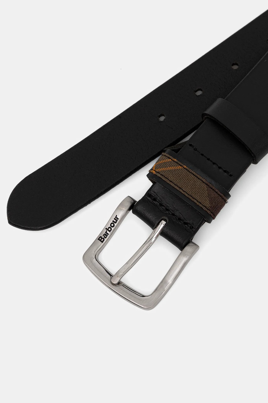 Кожаный ремень Barbour цвет коричневый MAC0467