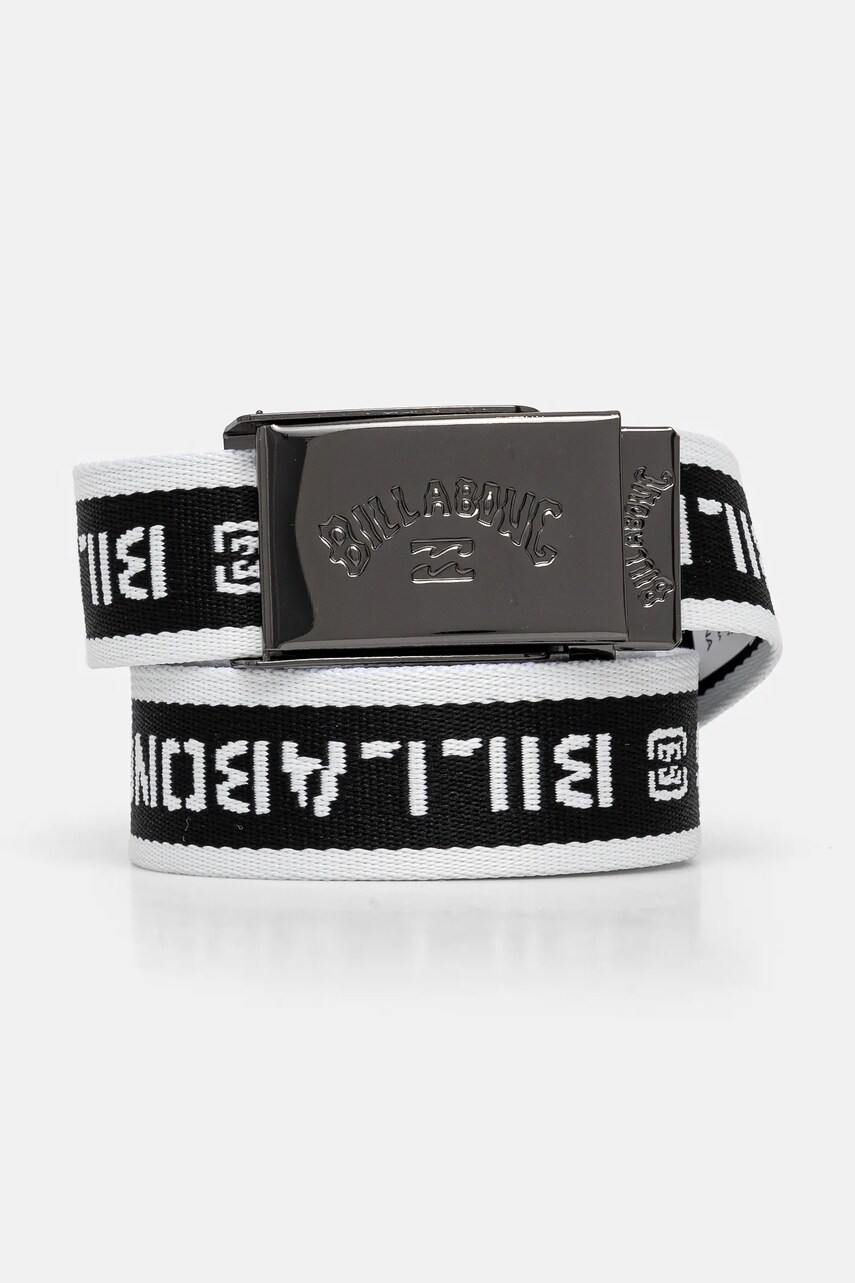 Billabong curea Cog Print Web Belt barbati, culoarea negru, ABYAA00264