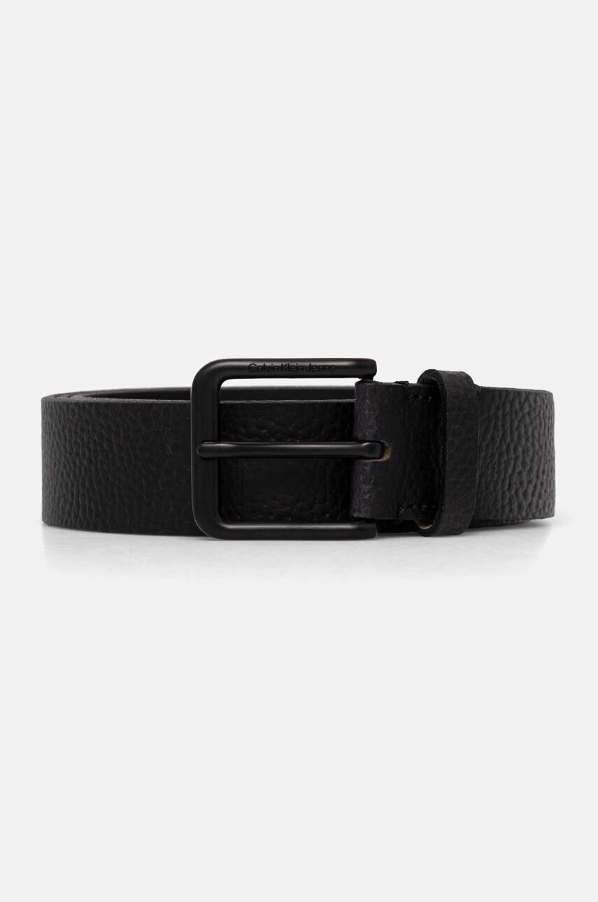 Levně Pásek Calvin Klein Jeans pánský, černá barva, K50K512085