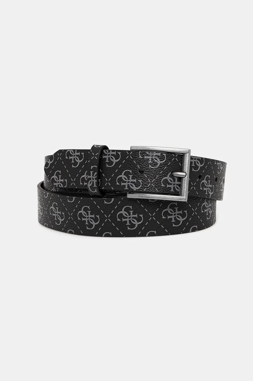 Levně Pásek Guess pánský, černá barva, BMCALO.P4335