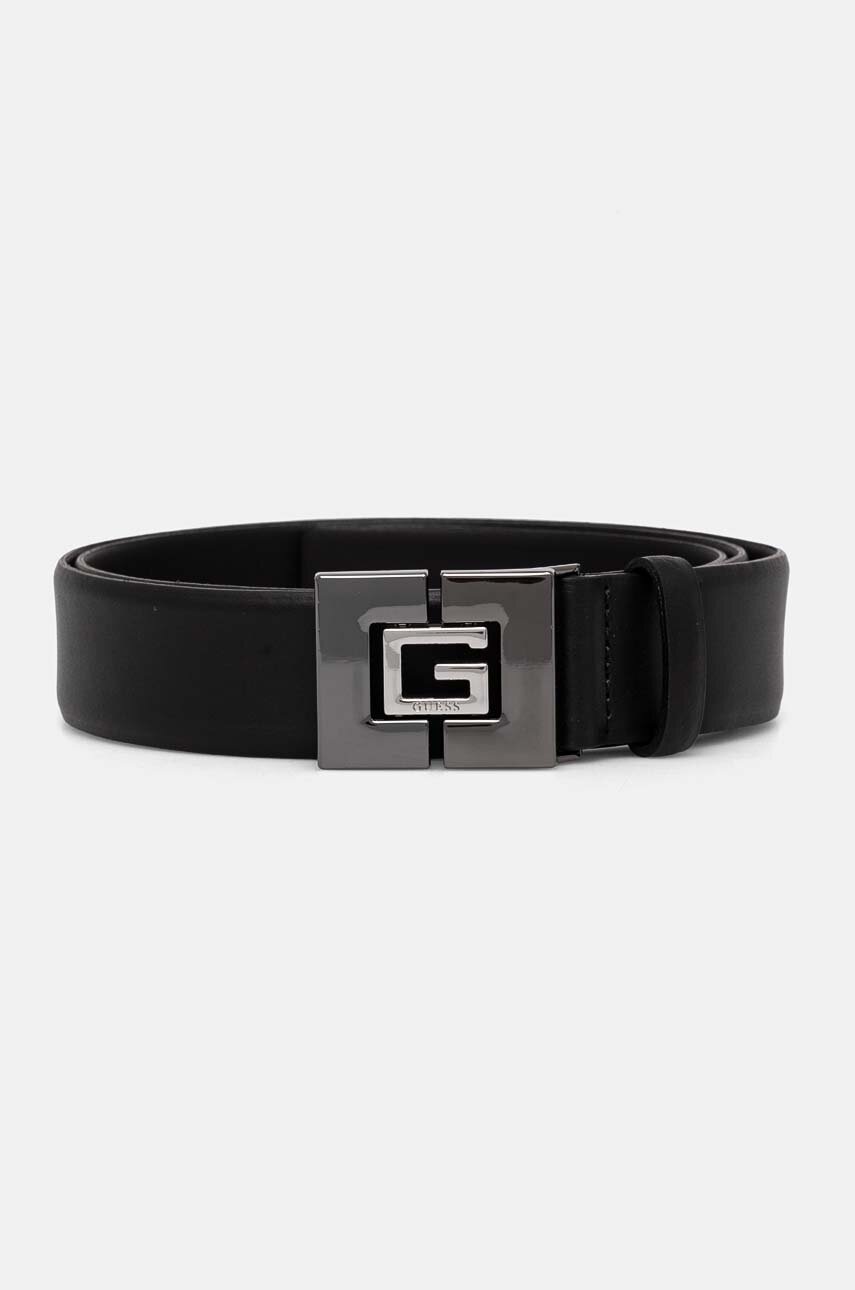 

Кожен колан Guess мъжки в черно BMGNLE.P4435, Черен