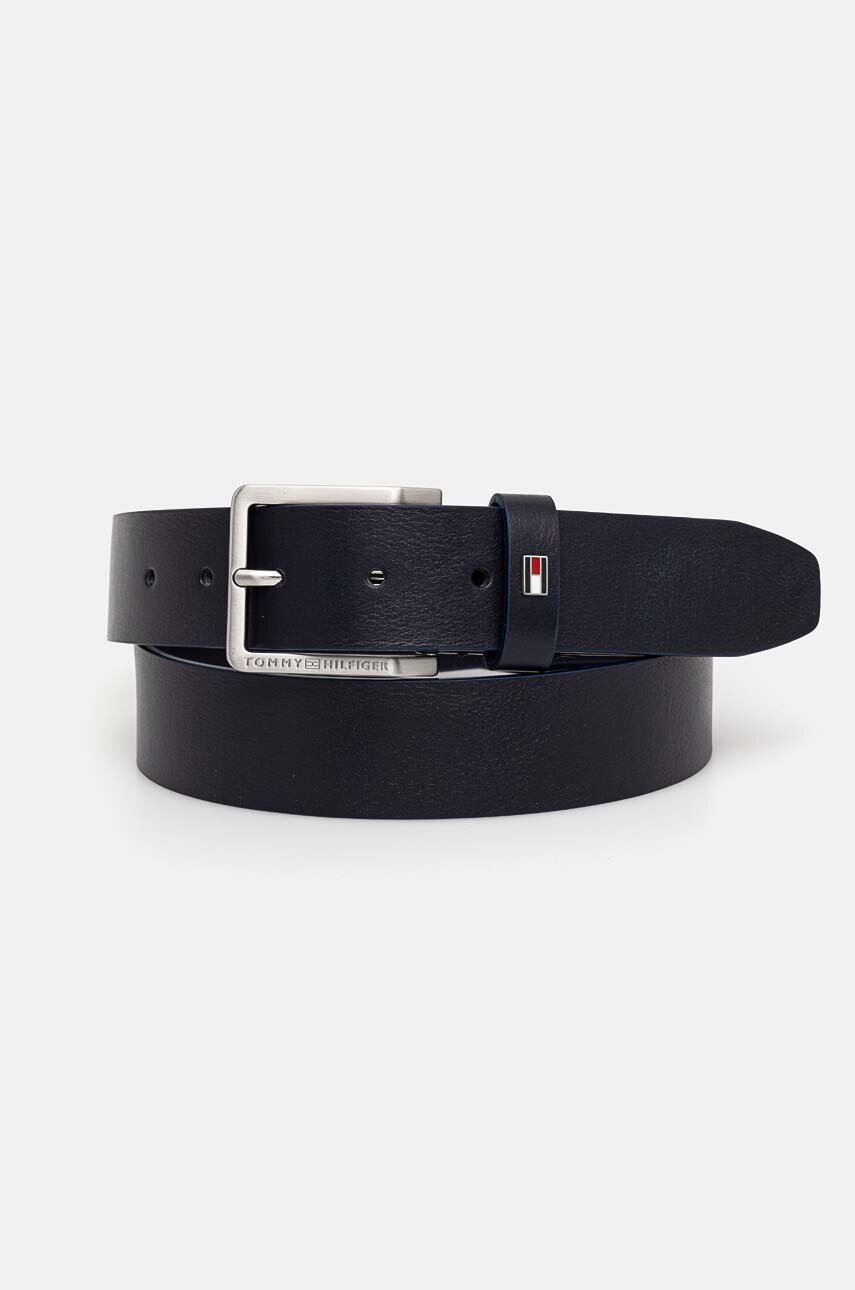 

Кожен колан Tommy Hilfiger мъжки в тъмносиньо AM0AM12554, Тъмносин