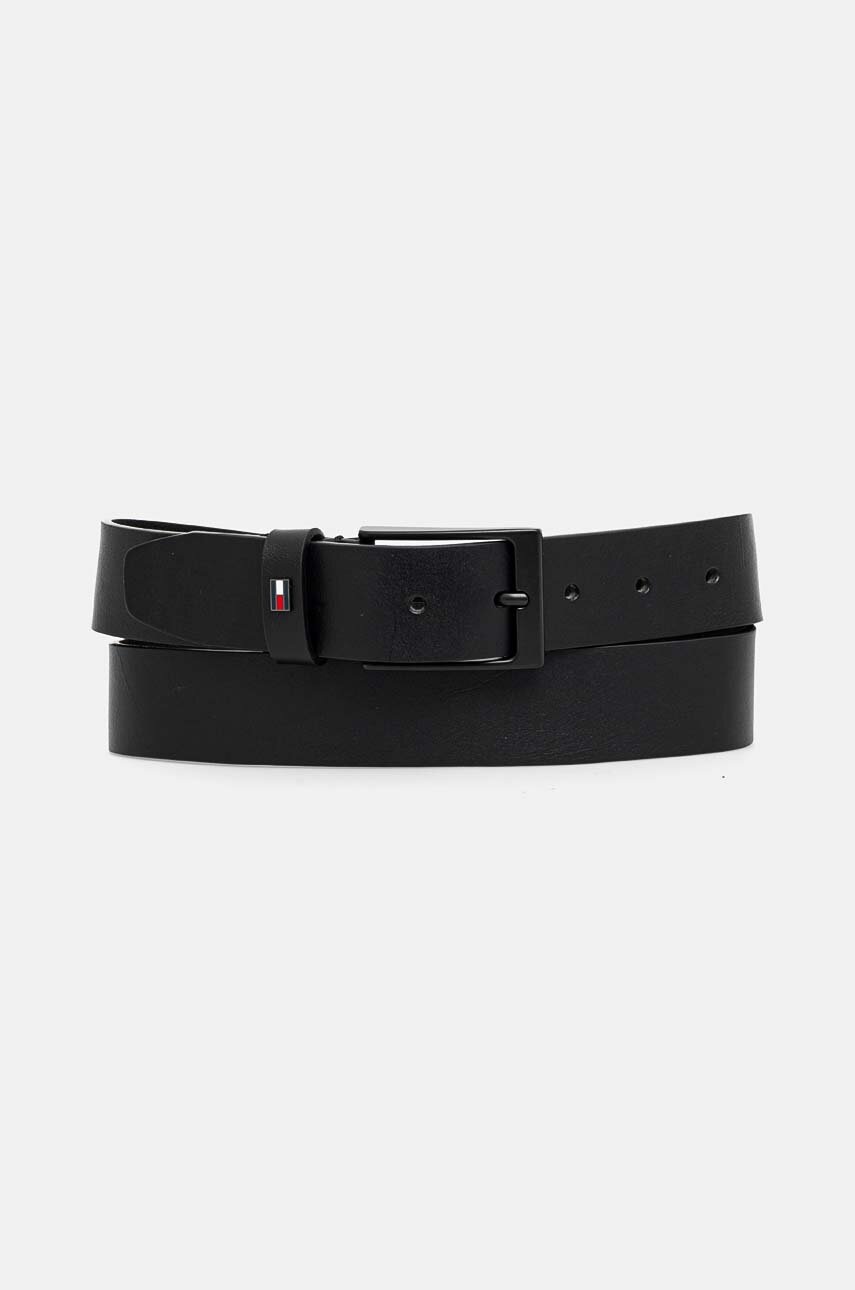

Кожен колан Tommy Hilfiger мъжки в черно AM0AM12821, Черен