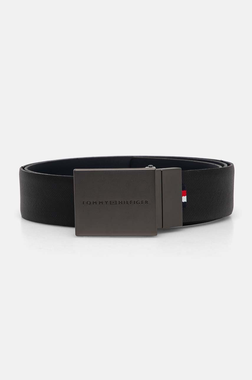 Tommy Hilfiger kifordítható bőröv sötétkék, férfi, AM0AM12843 akciós termékkép 1