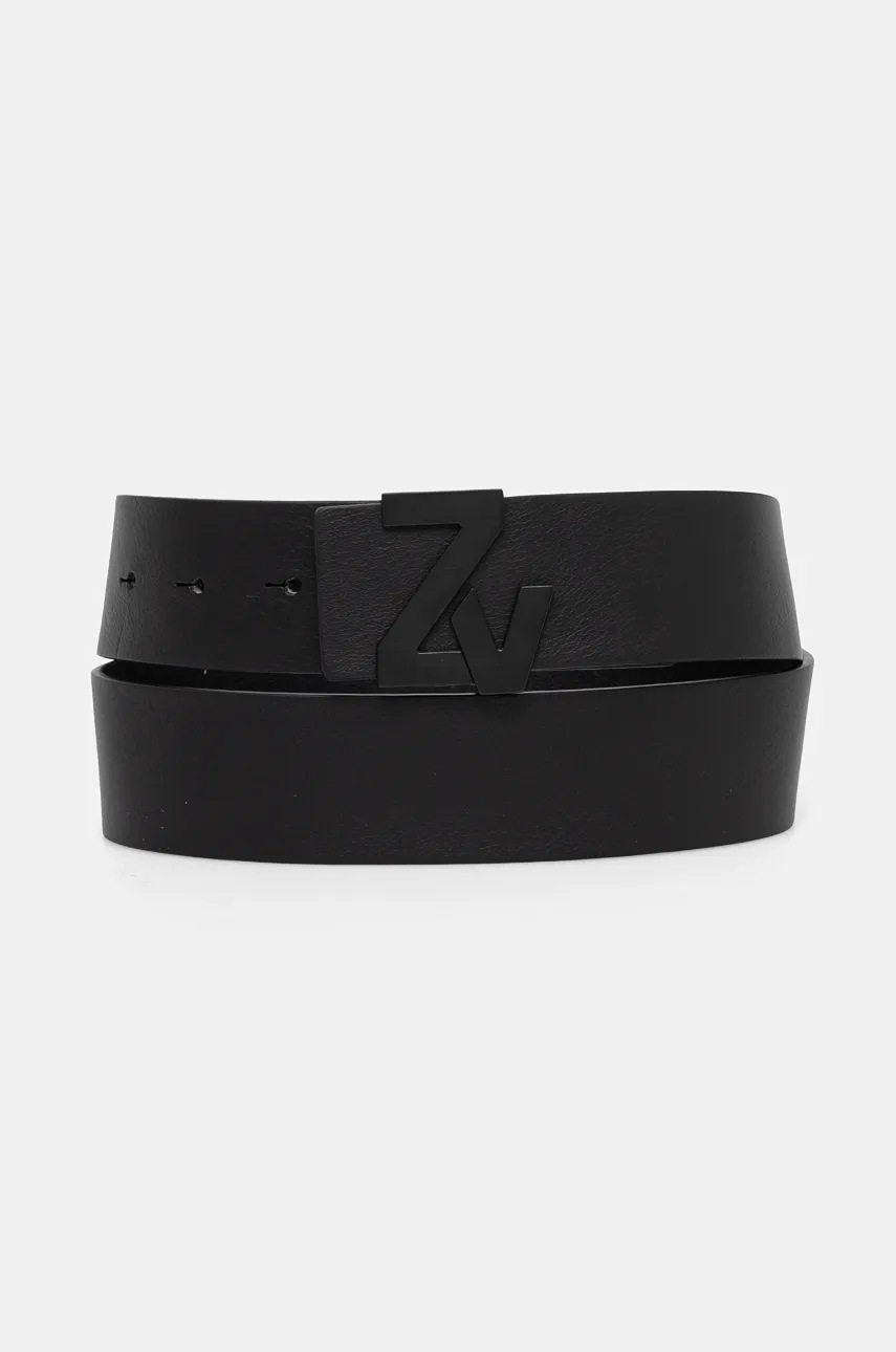 

Кожен колан ZADIG&VOLTAIRE мъжки в черно LMBT00001, Черен
