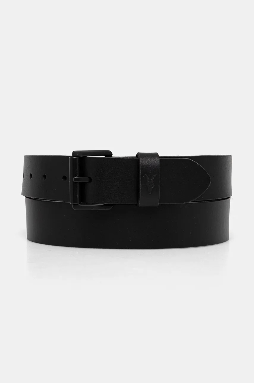 

Кожен колан AllSaints мъжки в черно 29AS400352, Черен