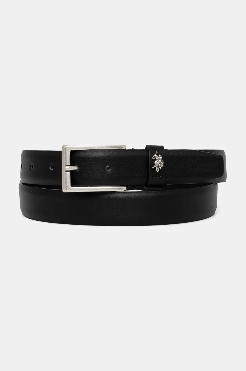 

Кожен колан U.S. Polo Assn. Hitchcock мъжки в черно AIUH32375MHN, Черен