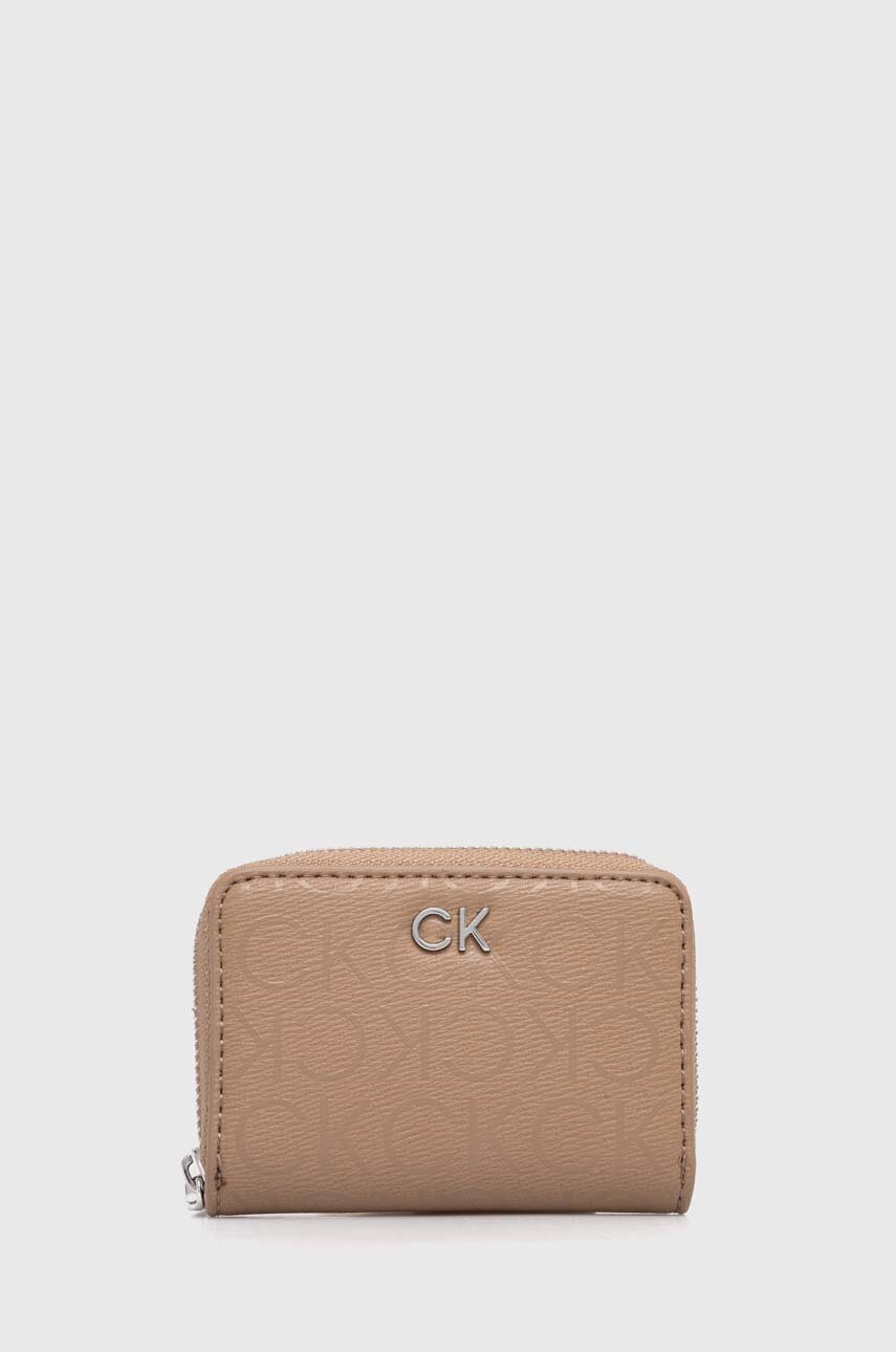 

Портмоне Calvin Klein дамски в кафяво K60K612188, Кафяв