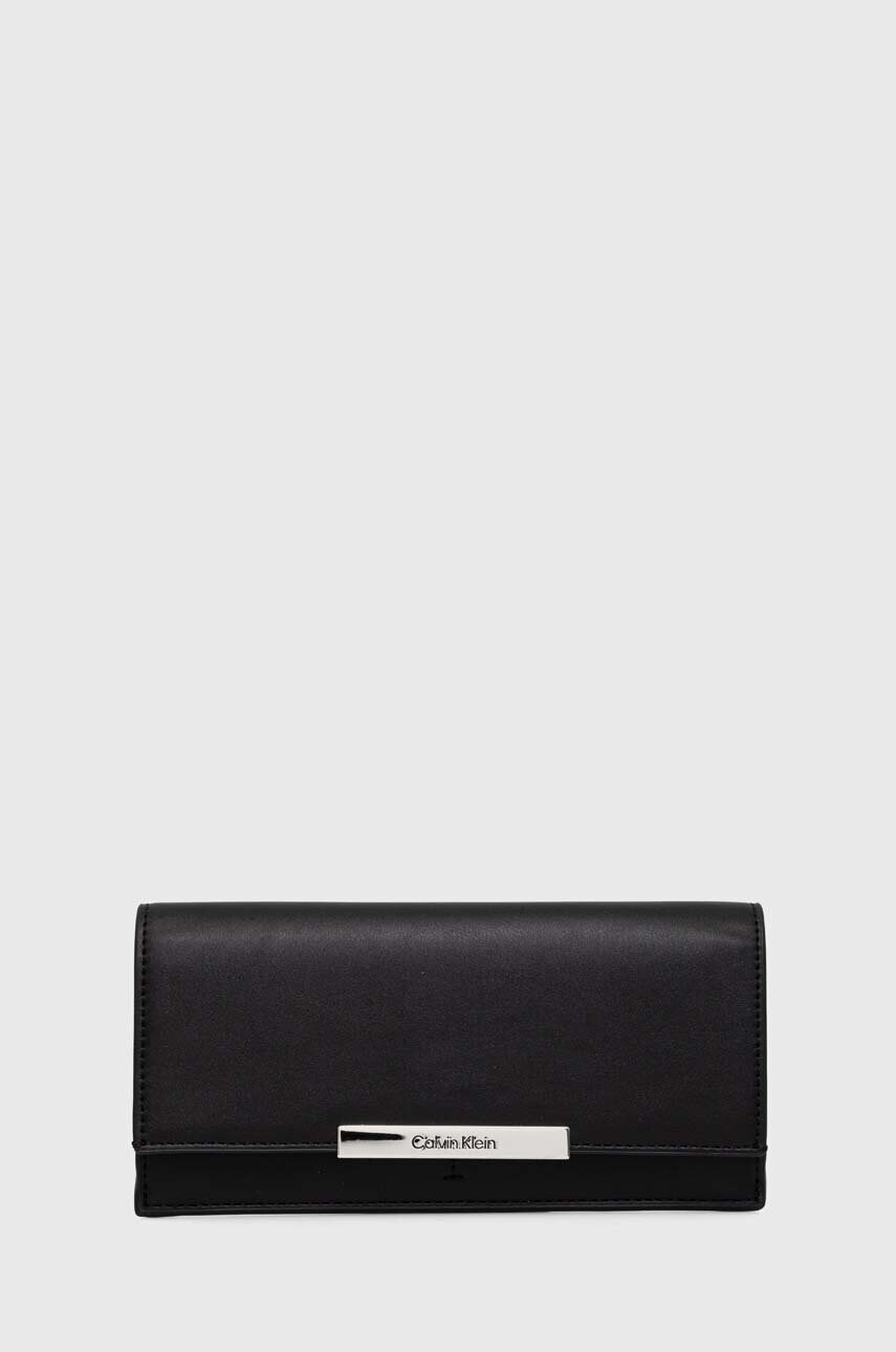 

Портмоне Calvin Klein дамски в черно K60K612190, Черен