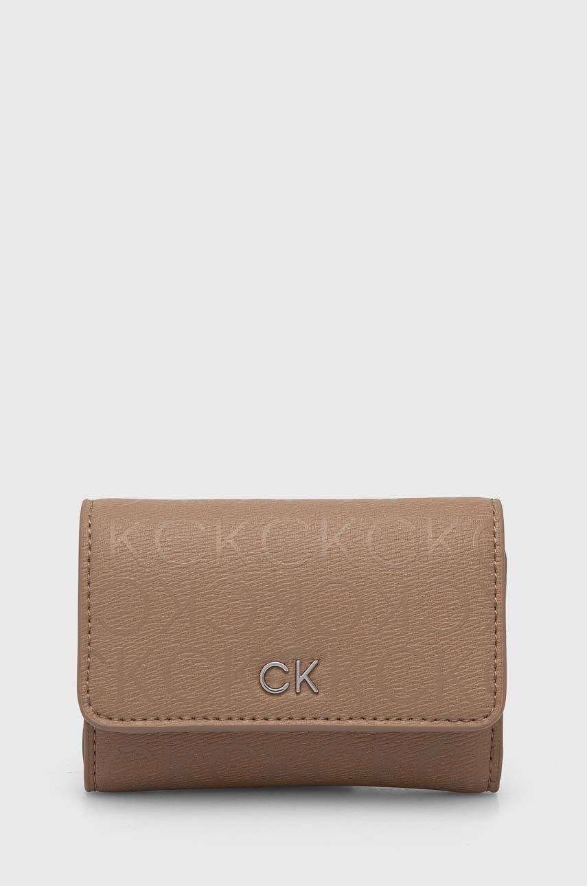 

Портмоне Calvin Klein дамски в кафяво K60K612637, Кафяв