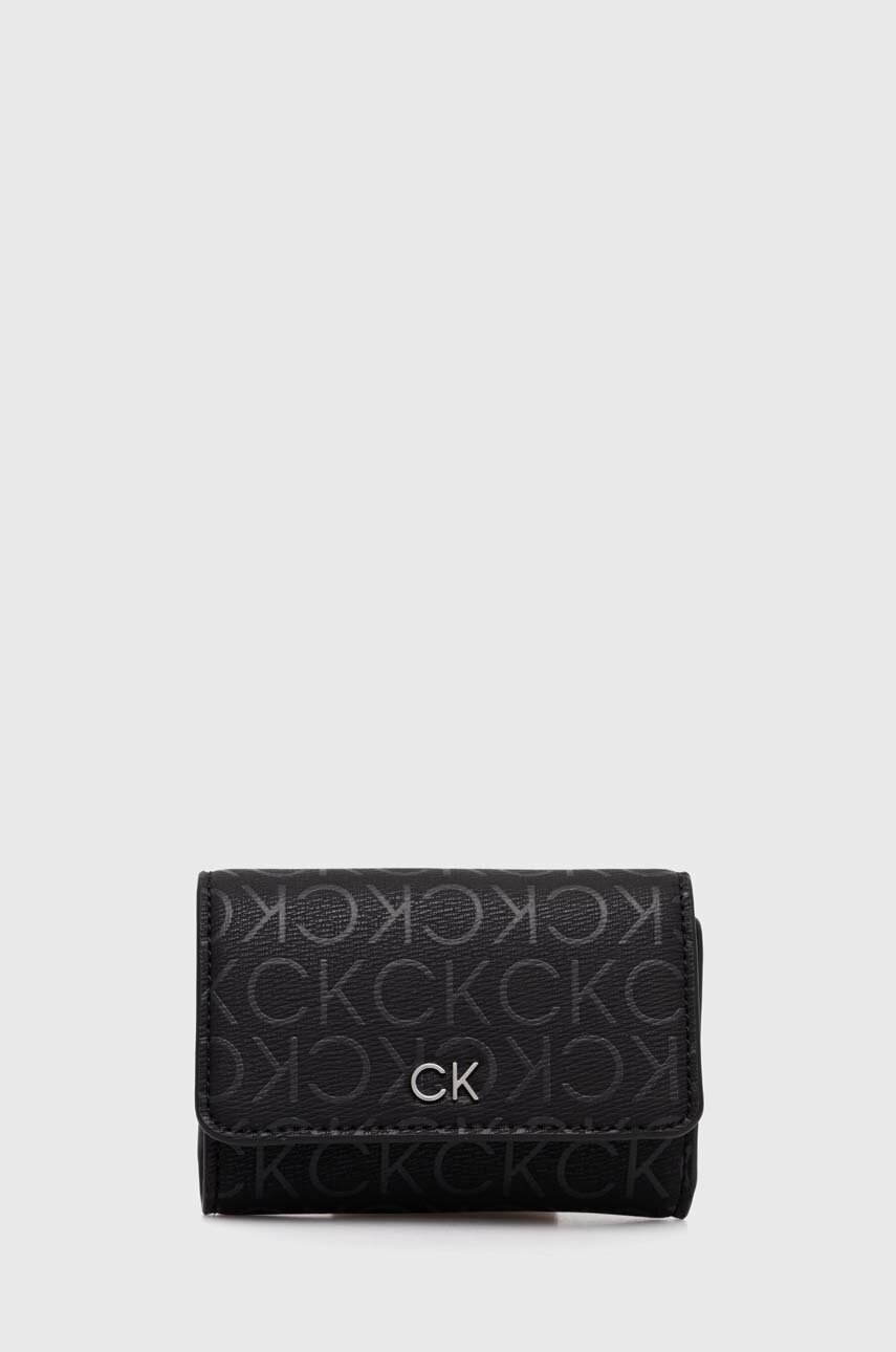 

Портмоне Calvin Klein дамски в черно K60K612637, Черен