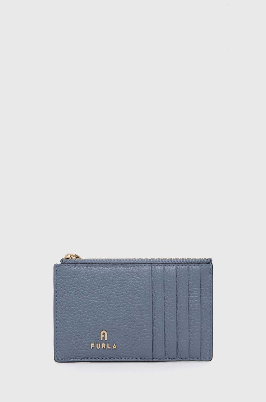 

Кожен портфейл Furla дамски в синьо WP00310 HSF000 2495S, Син