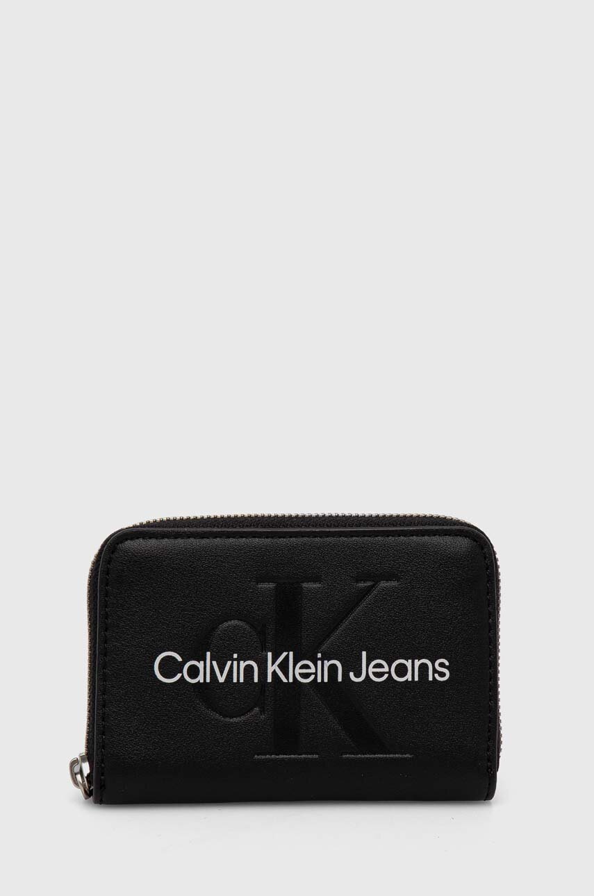 

Портмоне Calvin Klein Jeans дамски в черно K60K612255, Черен