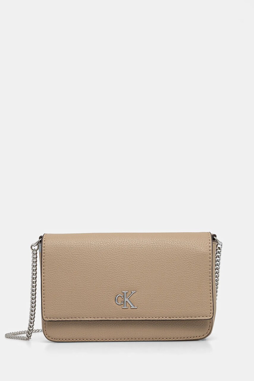 Levně Kabelka Calvin Klein Jeans béžová barva, K60K612260