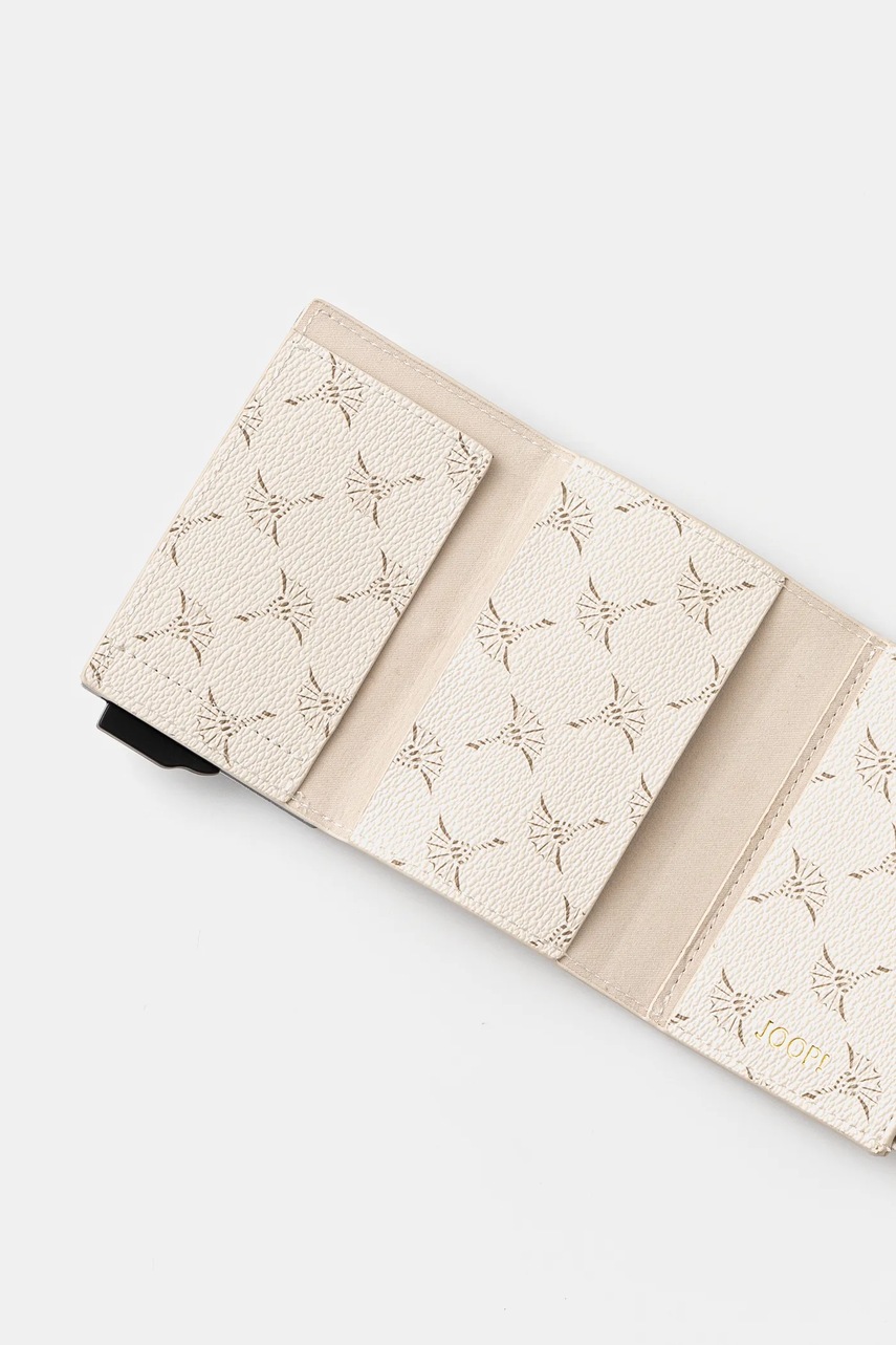 Πορτοφόλι Joop! Cortina C-Four E-Cage χρώμα: μπεζ, 4140006202 φωτογραφία