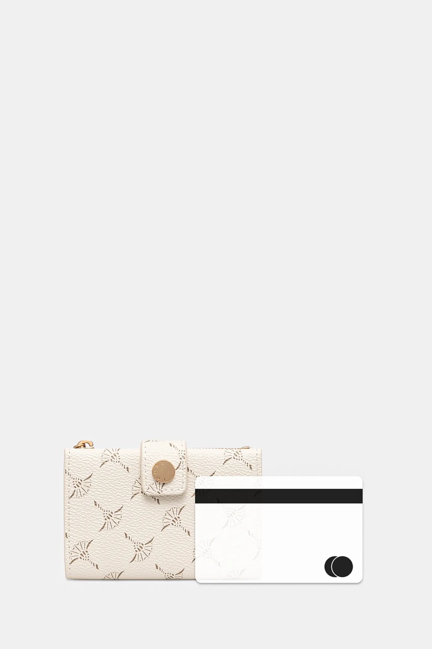 Πορτοφόλι Joop! Cortina C-Four E-Cage χρώμα: μπεζ, 4140006202 φωτογραφία