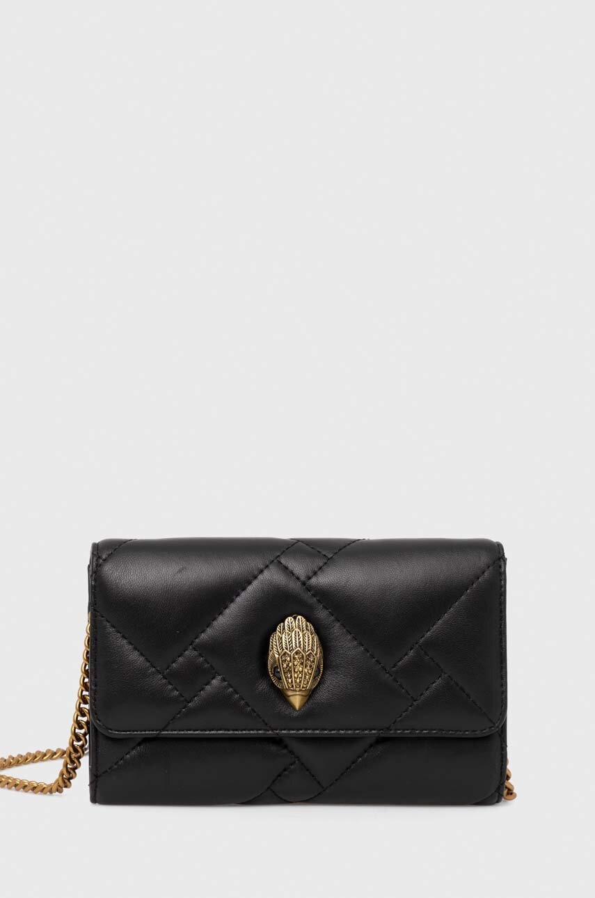 

Кожен клъч Kurt Geiger London WALLET ON CHAIN PUFF в черно 2732600109, Черен