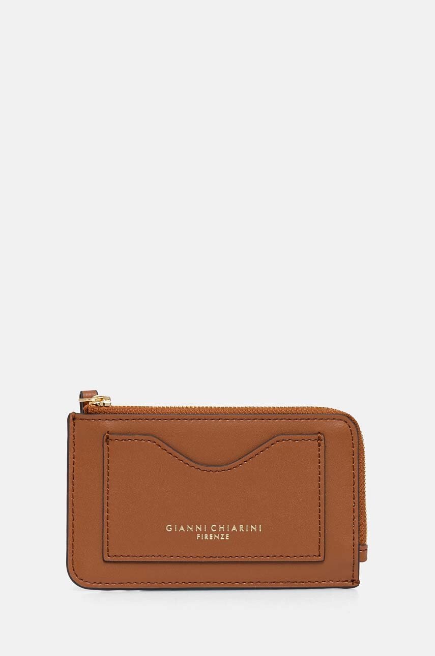 

Кожен портфейл Gianni Chiarini дамски в кафяво PF W-5085 PRCKLUX, Кафяв