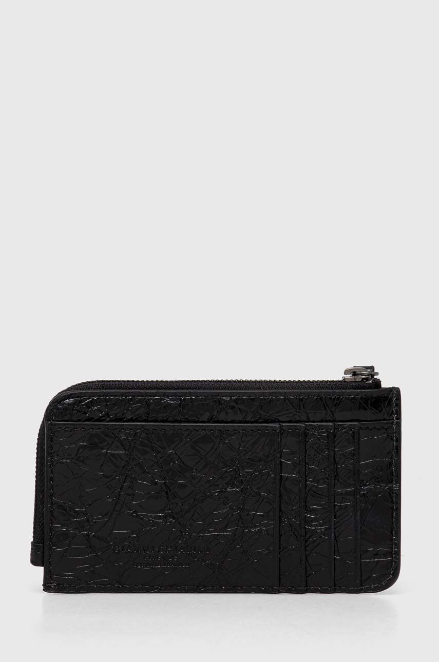 Gianni Chiarini portofel de piele femei, culoarea negru, PF 5085 NPK